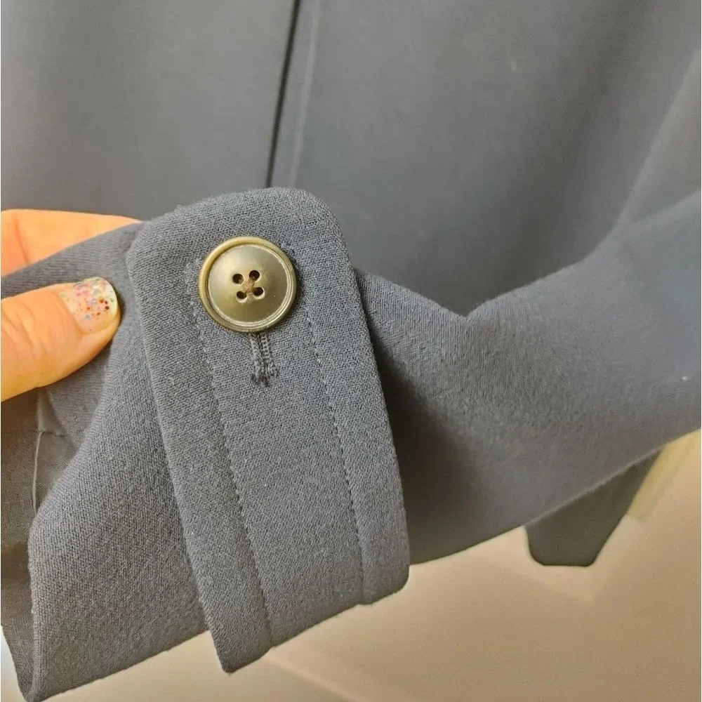 GAP Navy Blue Nautical Knit Jacket Size Small - Picture 4 of 7